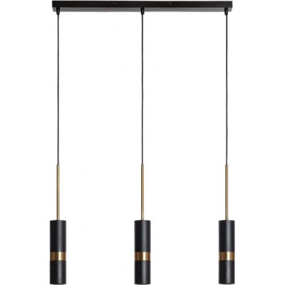 Abruzzo Stella lampa wisząca 3x15 W czarna ABR-LWL-3XGU10