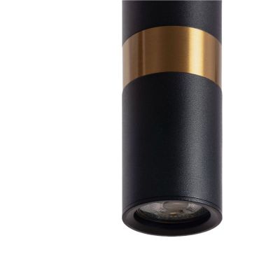 Abruzzo Stella lampa wisząca 3x15 W czarna ABR-LWL-3XGU10