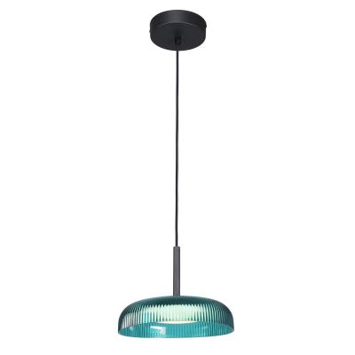 Italux Colle lampa wisząca 1x12 W zielona PND-48529-BK-BLU