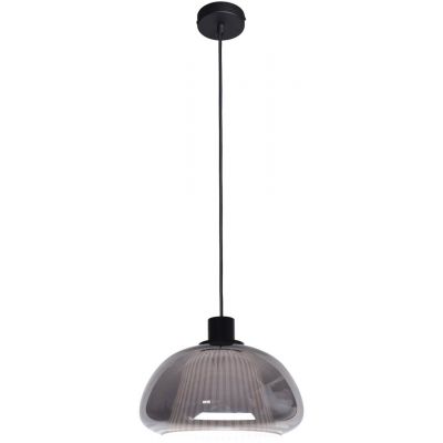 Italux Apiro lampa wisząca 1x7 W przydymiona PND-84638-BK-SG
