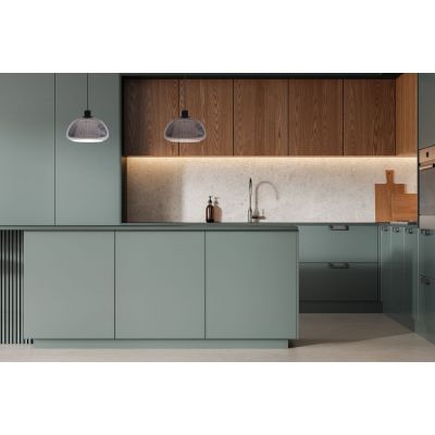 Italux Apiro lampa wisząca 1x7 W przydymiona PND-84638-BK-SG