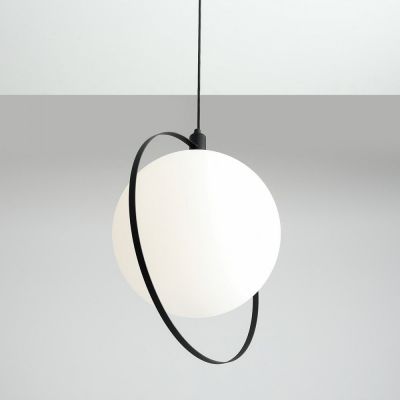 Aldex Aura lampa wisząca 1x60W czarna/biała 1049G1