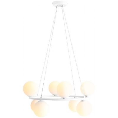 Aldex Krone 8 lampa wisząca 8x40W biała 1085P