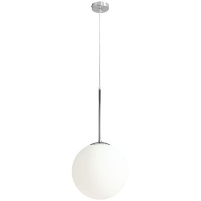 Aldex Bosso lampa wisząca 1x60W chrom/biała 1087G4
