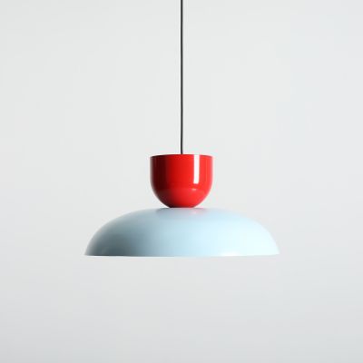 Aldex Ella lampa wisząca 1x15 W dark baby blue/red chilli 1144G29_19_C