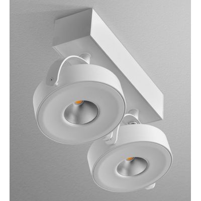 Aqform Ceres lampa podsufitowa 2x12,5W biała struktura 12524-L930-F1-00-13