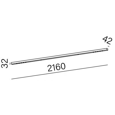 Aqform Mixline lampa podsufitowa 33W LED czarny strukturalny 40288-M927-F3-00-12