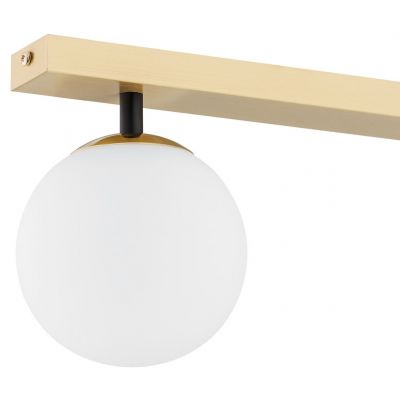 Argon Freemont lampa podsufitowa 2x7W opal mat/ mosiądz szczotkowany 1045