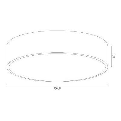 Argon Darling plafon 3x15W czarny 1186
