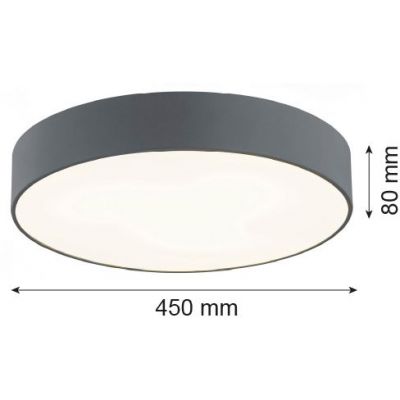 Argon Darling plafon 3x15W szary 1187