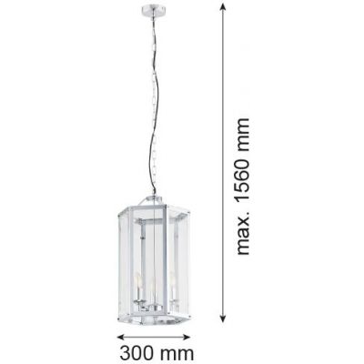 Argon Bodrum lampa wisząca 3x15W chrom 1252