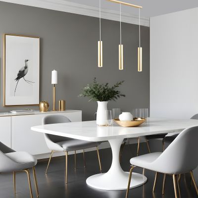 Argon Gomera lampa wisząca 3x50W mosiądz 1443