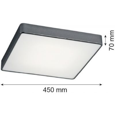 Argon Ontario plafon 4x15W szary 1575