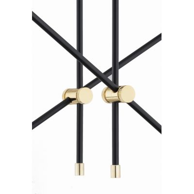 Argon Abstract lampa podsufitowa 4x7W opal mat/czarny 1696