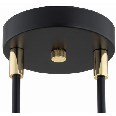 Argon Abstract lampa podsufitowa 4x7W opal mat/czarny 1696