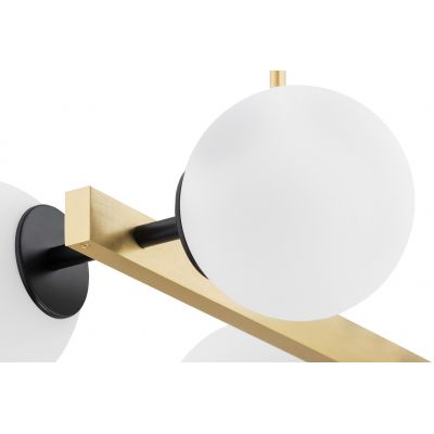 Argon Freemont lampa podsufitowa 4x15W opal mat/mosiądz szczotkowany 1767