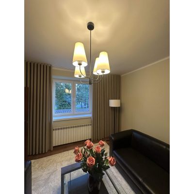 Argon Safiano lampa podsufitowa 4x15W biały/czarny 1822
