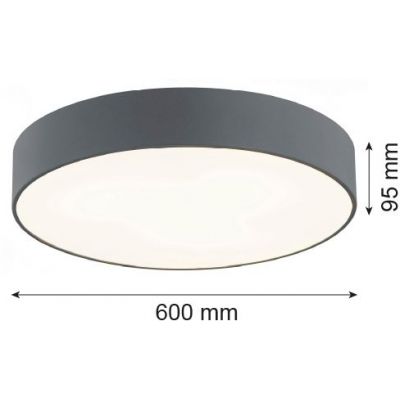 Argon Darling plafon 5x15W szary 2083