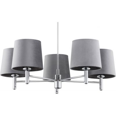 Argon Bolzano Plus lampa podsufitowa 5x15W szary/chrom 2108