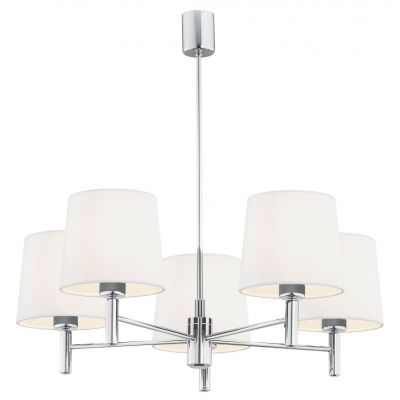 Argon Bolzano Plus lampa wisząca 5x15W biały/chrom 2110
