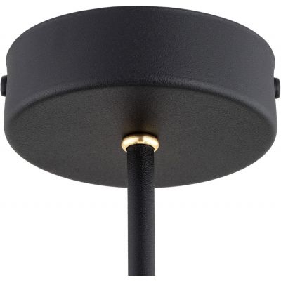 Argon Amalfi lampa wisząca 5x15W opal mat/czarny/mosiądz 2119