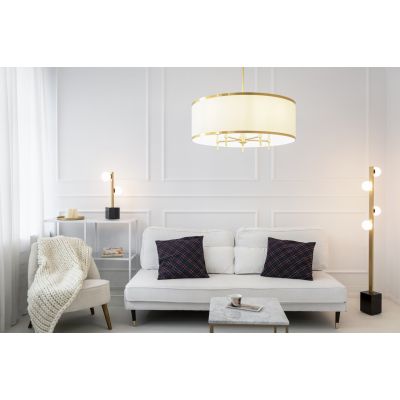 Argon Abbano lampa podsufitowa 5x7W śmietankowy/złoty/mosiądz szczotkowany 2127