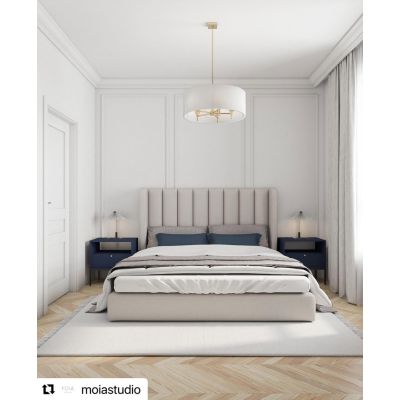 Argon Abbano lampa podsufitowa 5x7W biały/mosiądz szczotkowany 2132