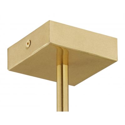 Argon Abbano lampa podsufitowa 5x7W biały/mosiądz szczotkowany 2132