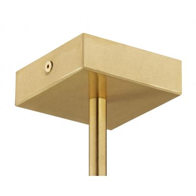 Argon Abbano lampa podsufitowa 5x7W czarny/mosiądz szczotkowany 2133