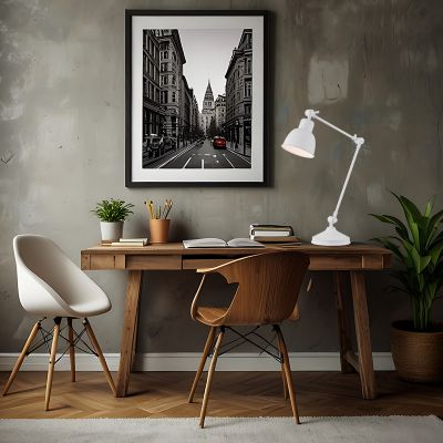 Argon Eufrat lampa biurkowa 1x15W biała 3194