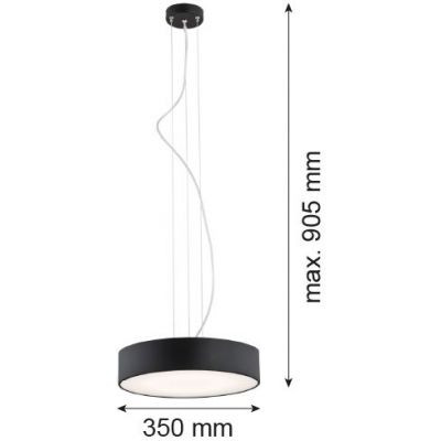 Argon Darling lampa wisząca 1x32W czarny 3350