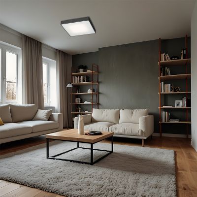 Argon Ontario plafon 1x18,5W LED czarny 3575