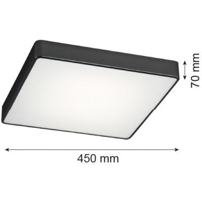 Argon Ontario plafon 1x40,5W LED czarny 3577