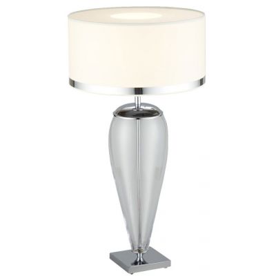 Argon Lorena lampa stołowa 1x15W przezroczysty/biały 366