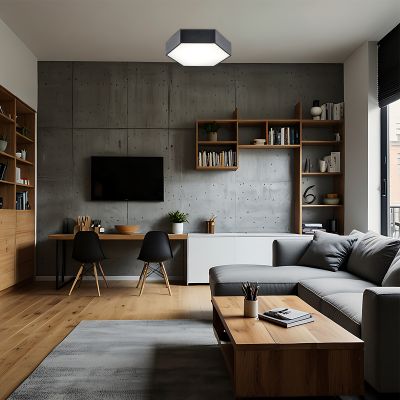 Argon Arizona plafon 1x22,5W LED czarny 3823