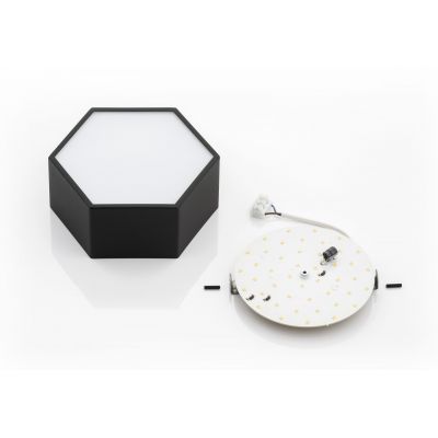 Argon Arizona plafon 1x9W LED czarny 3824