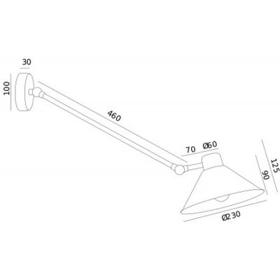 Argon Altea kinkiet 1x15 W biały 4071