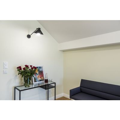 Argon Altea kinkiet 1x15W czarny 4072