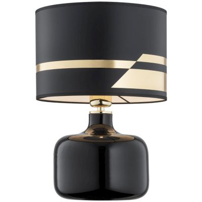 Argon Beja lampa stołowa 1x15W LED czarny/złoty/mosiądz 4236