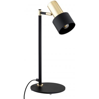 Argon Doria lampa biurkowa 1x15W czarny/mosiądz 4257