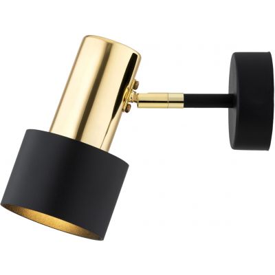 Argon Doria kinkiet 1x15W czarny/mosiądz 4265