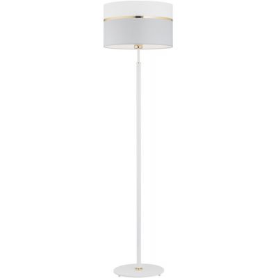 Argon Kaser lampa stojąca 1x15W biały/szary/mosiądz 4287