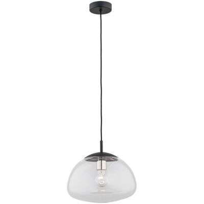 Argon Trini lampa wisząca 1x15W przezroczysty/czarny/mosiądz 4332