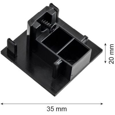 Argon T-Rack zaślepka do szynoprzewodów czarny 4369