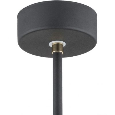 Argon Charlotte lampa podsufitowa 1x15W czarny/mosiądz 4686