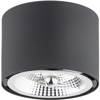 Argon Clevland lampa podsufitowa 1x12W czarny 4691BZ