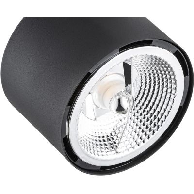 Argon Clevland lampa podsufitowa 1x12W czarny 4703BZ