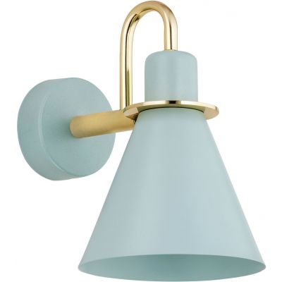 Argon Beverly kinkiet 1x15W błękitny mat/mosiądz 4706