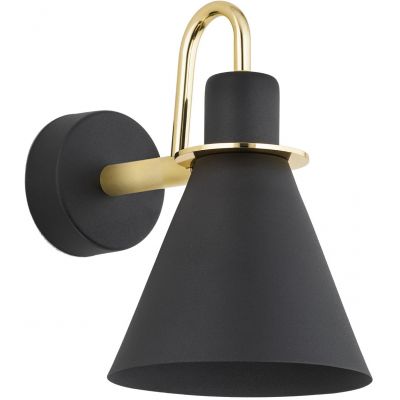 Argon Beverly kinkiet 1x15W czarny/mosiądz 4708