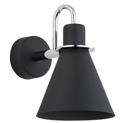 Argon Beverly kinkiet 1x15W czarny/chrom 4709